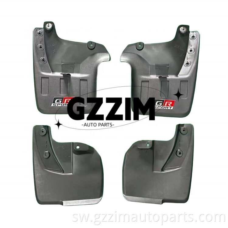 Gr Sports ABS Plastiki Mud Guard inayotumika kwa Fortuner